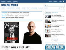 Tablet Screenshot of dagensmedia.se